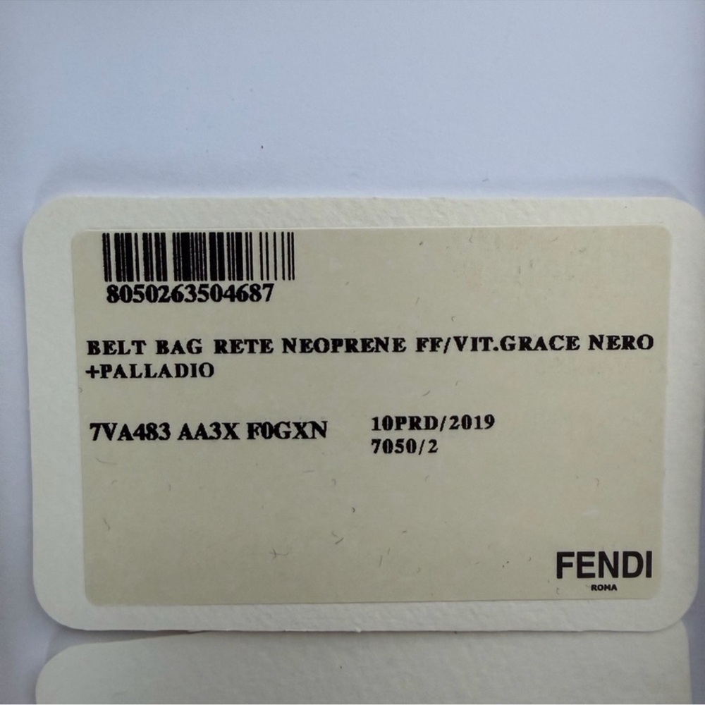 Fendi Black Belt Bag with Red Accent - Picture 15 of 15